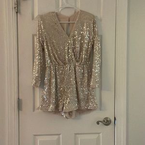 H&M Sequined Romper